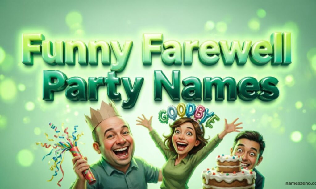 Funny Farewell Party Names