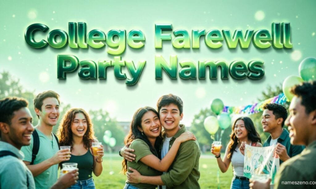 College Farewell Party Names