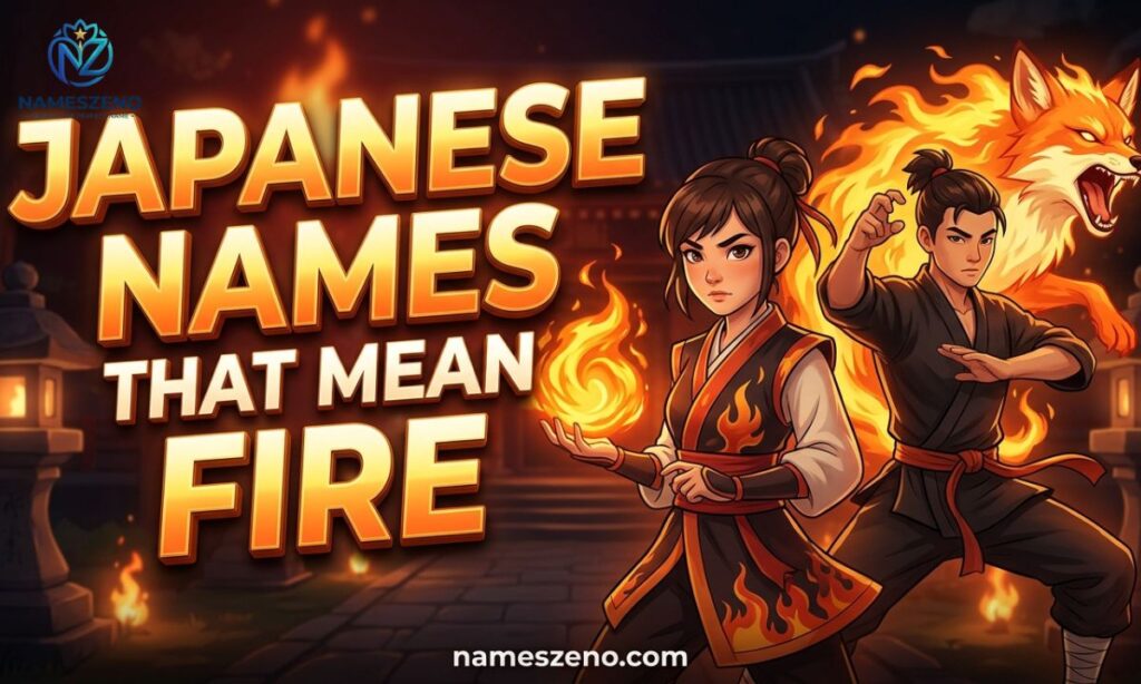 Japanese Names That Mean Fire