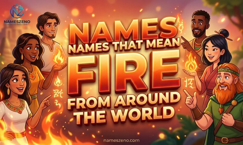 Names That Mean Fire From Around the World
