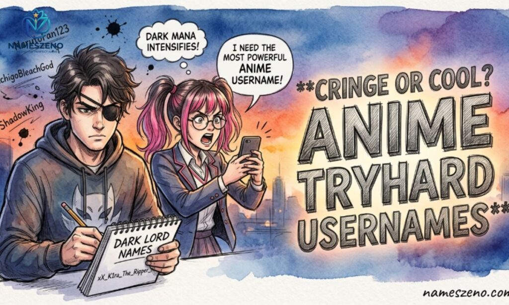Anime-Inspired Tryhard Usernames
