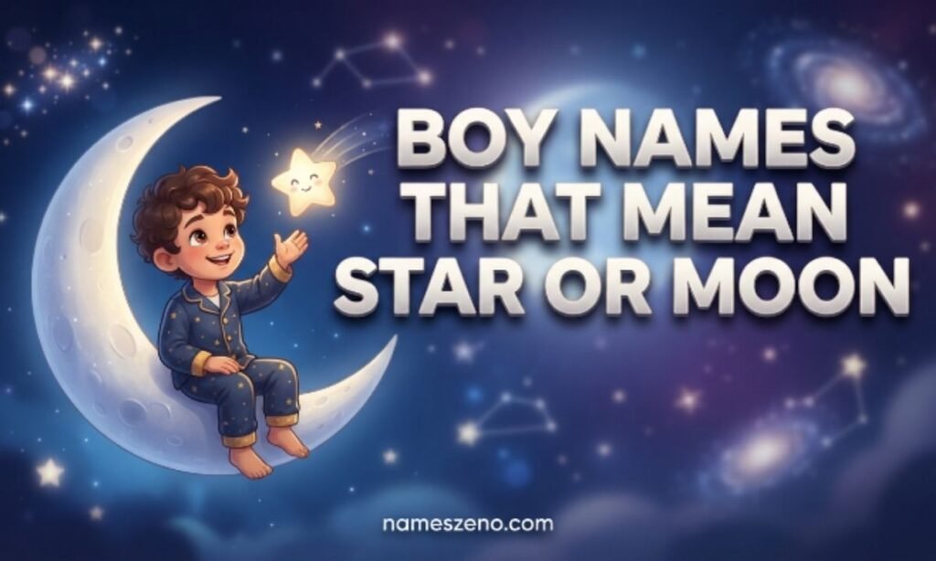 Boy Names That Mean Star or Moon