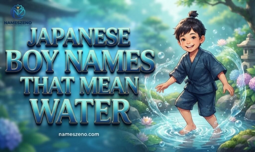 Japanese Boy Names That Mean Water
