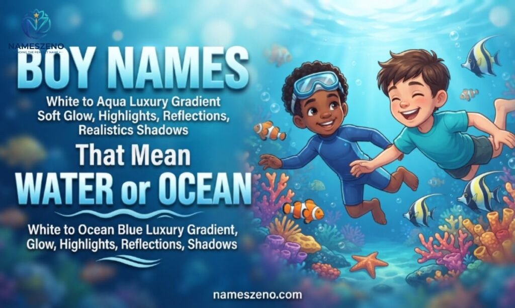 Boy Names That Mean Water or Ocean