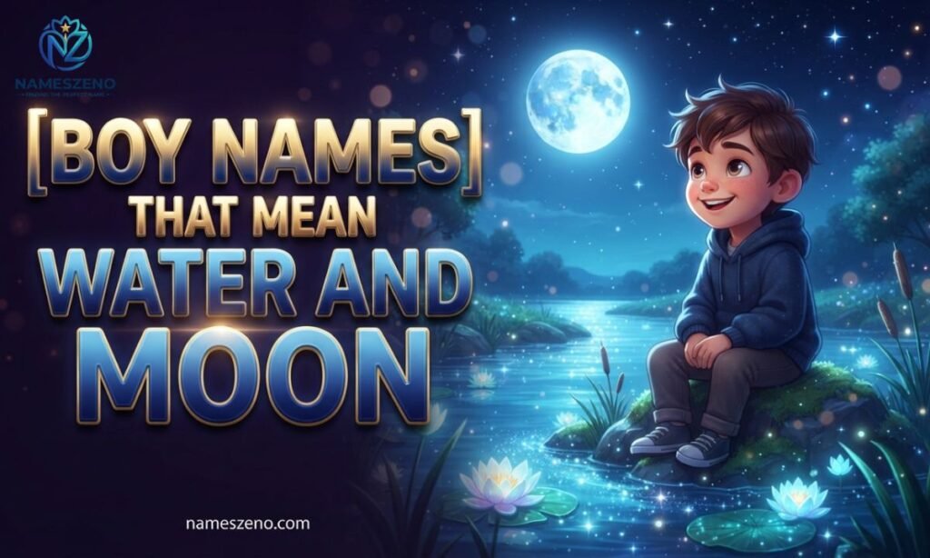 Boy Names That Mean Water and Moon