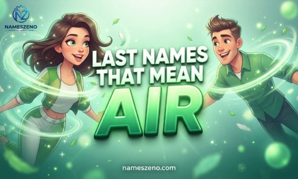 Last Names That Mean Air