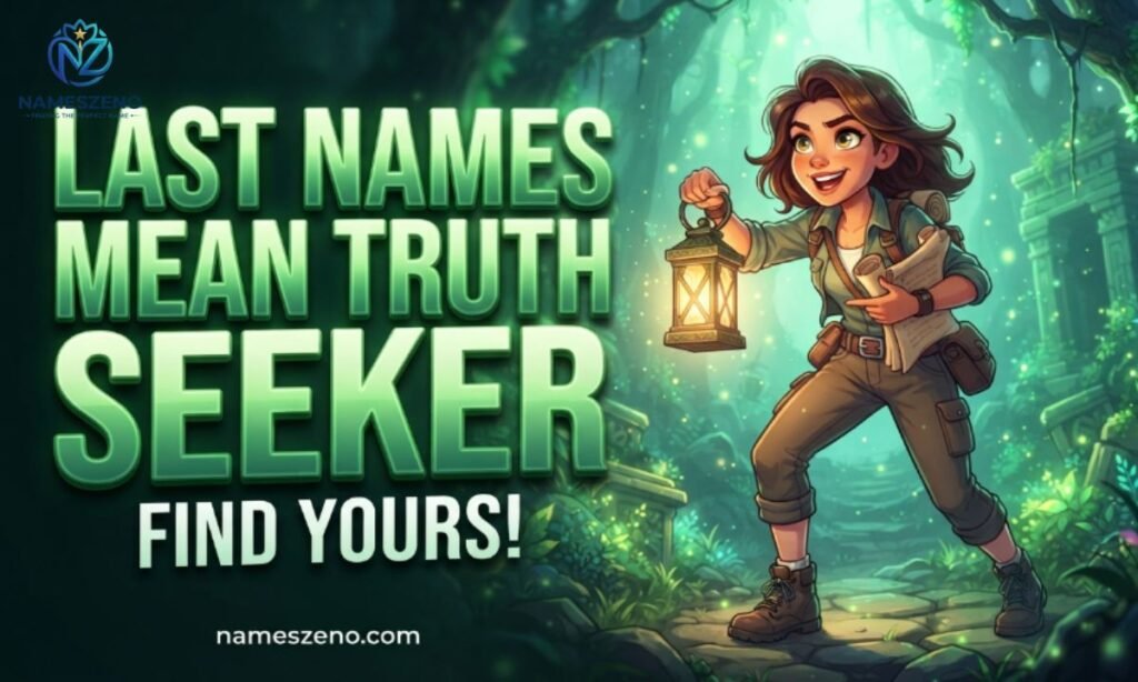 Last Names That Mean Truth Seeker