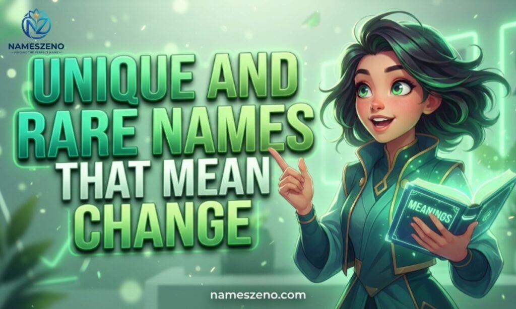 Unique and Rare Names That Mean Change