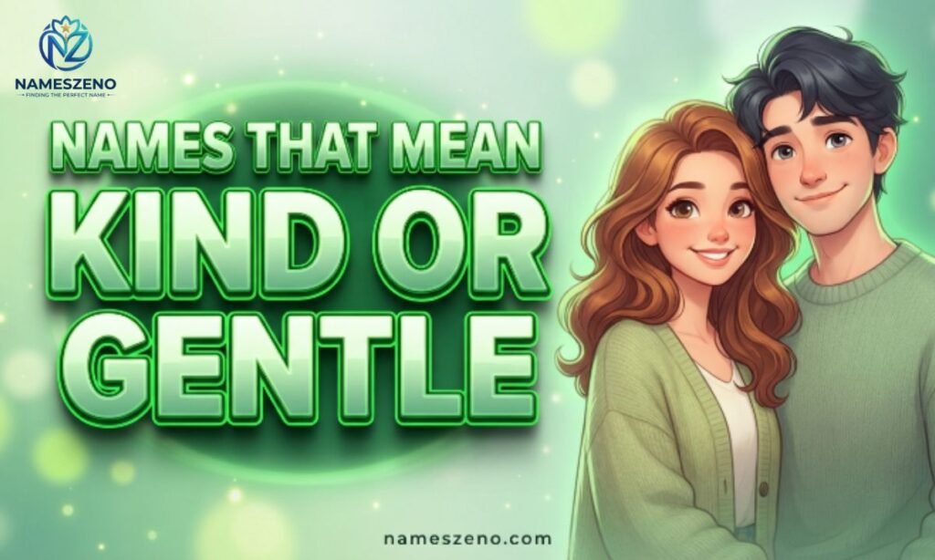 Names That Mean Kind or Gentle