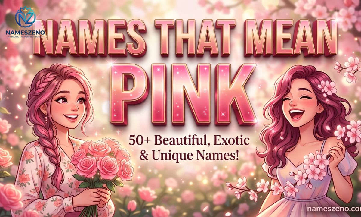 Names That Mean Pink