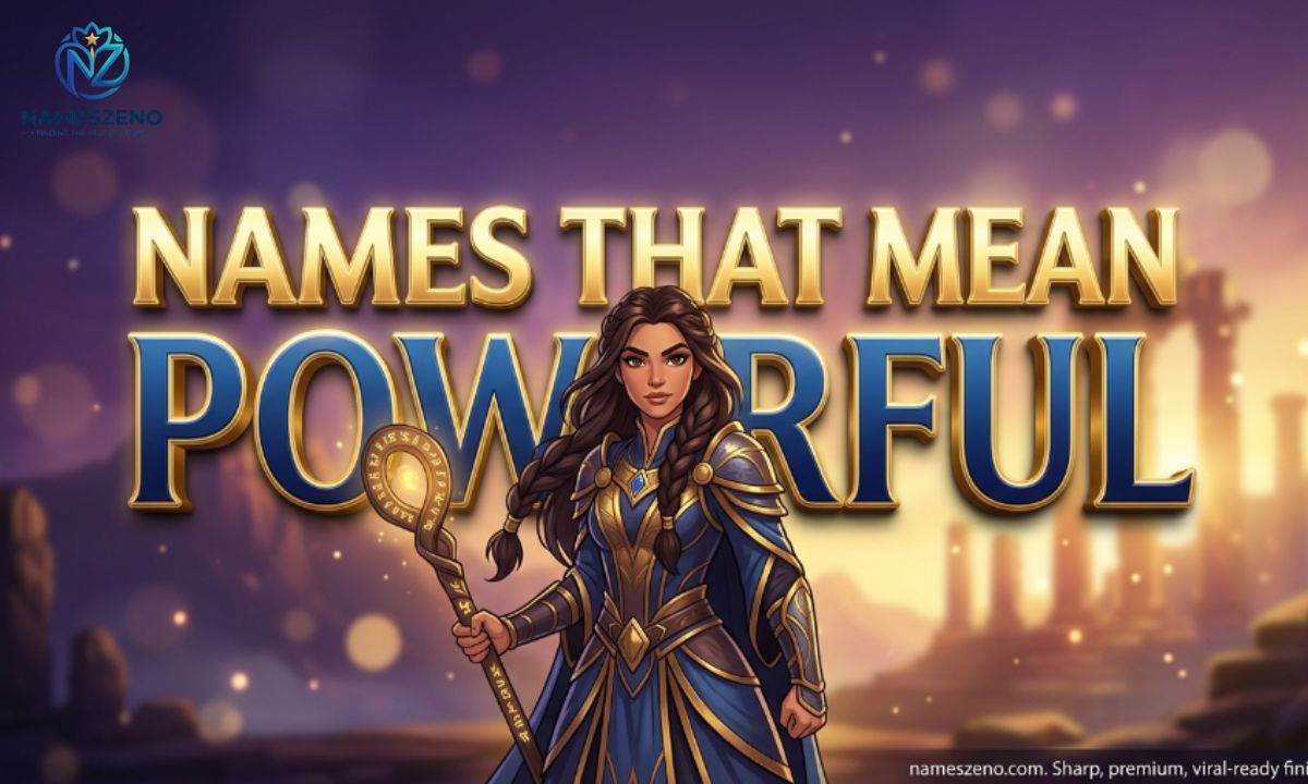 Names That Mean Powerful,