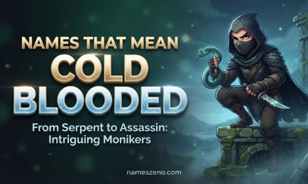 Names That Mean Cold Blooded