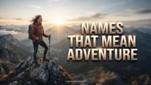 Names That Mean Adventure