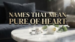 Names That Mean Pure of Heart