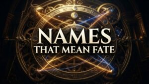 Names That Mean Fate