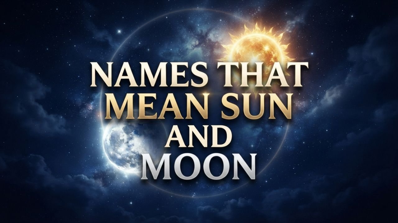 Names That Mean Sun and Moon