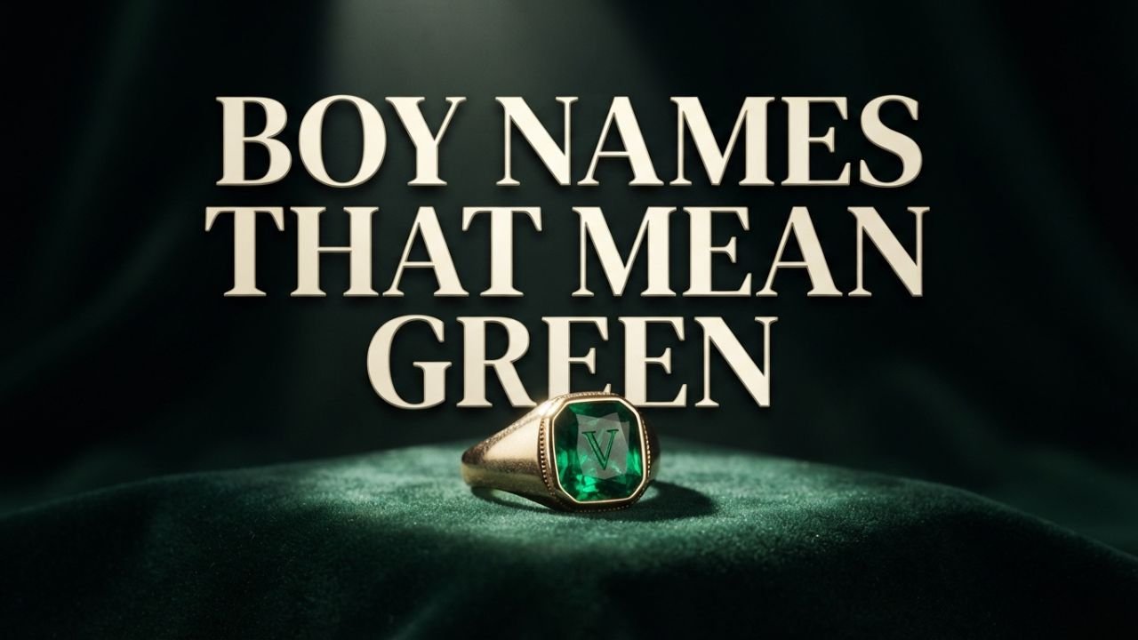 Boy Names That Mean Green