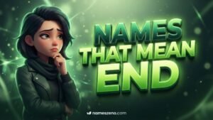 Names That Mean End