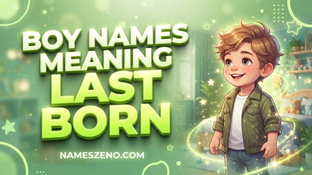 Boy Names Meaning Last Born