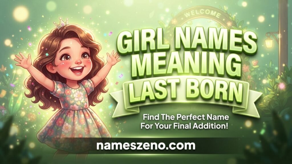 Girl Names Meaning Last Born