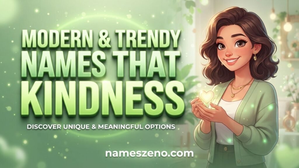 Modern & Trendy Names That Mean Kindness
