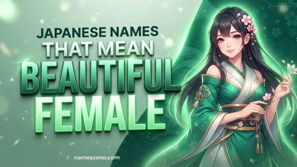 Japanese Names That Mean Beautiful Female
