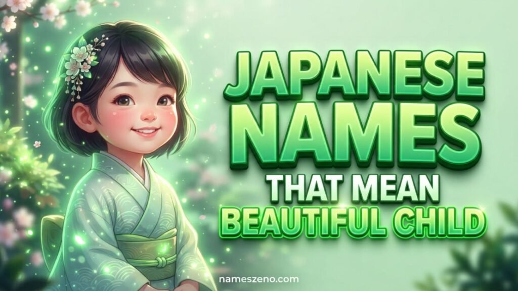Japanese Names That Mean Beautiful Child