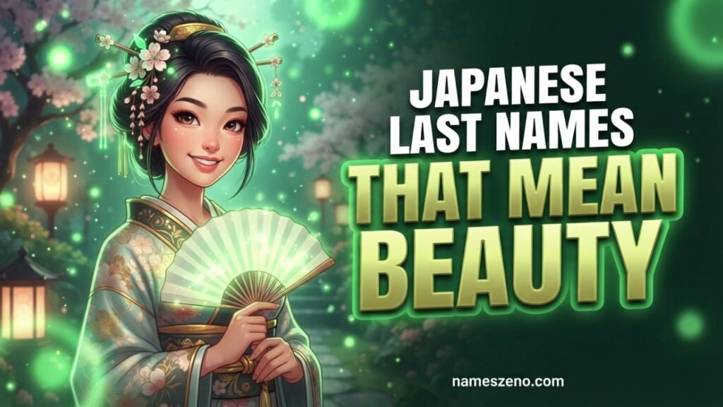 Japanese Last Names That Mean Beauty