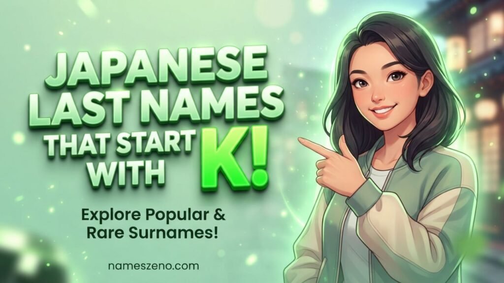 Japanese Last Names That Start With K