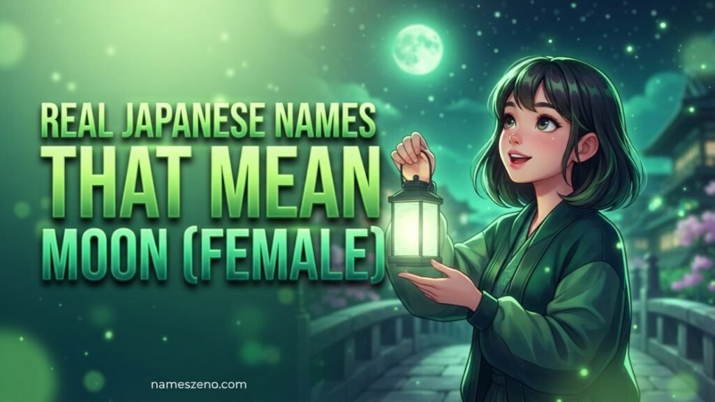 Real Japanese Names That Mean Moon (Female)