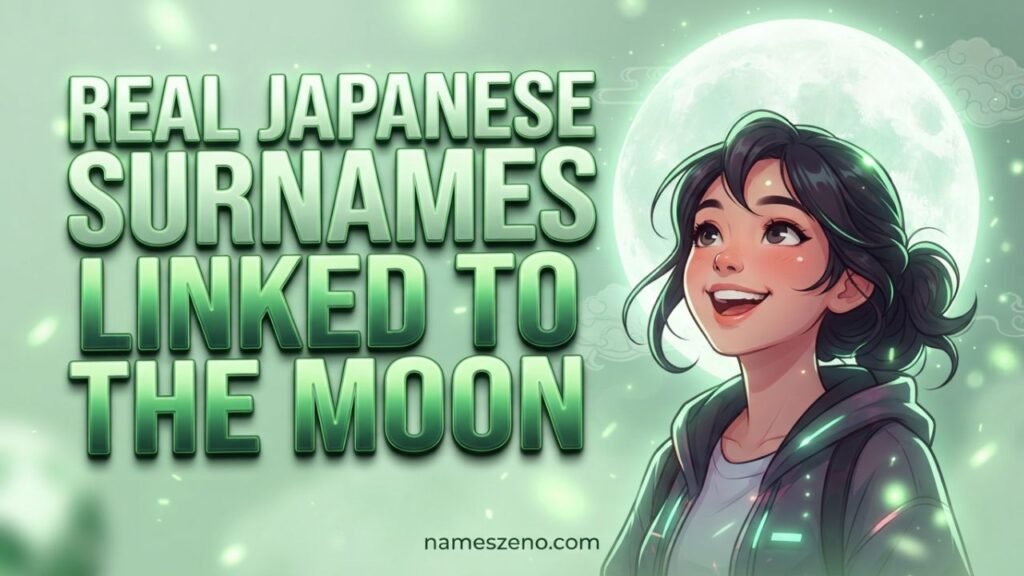 Real Japanese Surnames Linked to the Moon