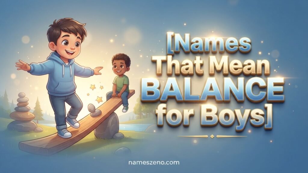 Names That Mean Balance for Boys