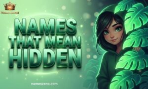 Names That Mean Hidden