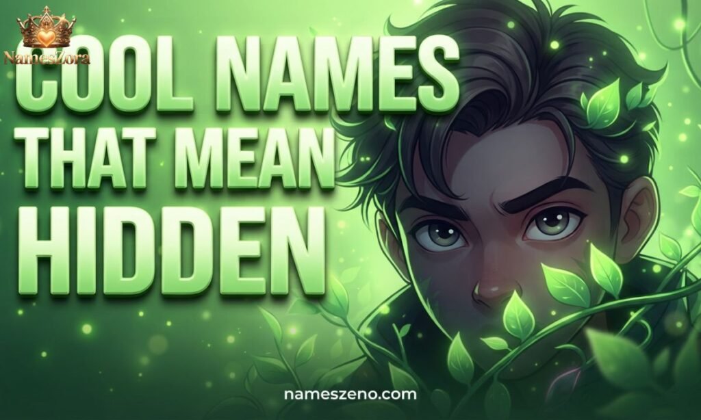 Cool Names That Mean Hidden