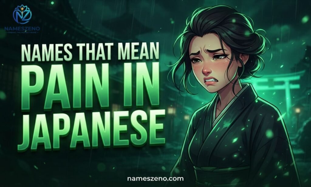 Names That Mean Pain in Japanese