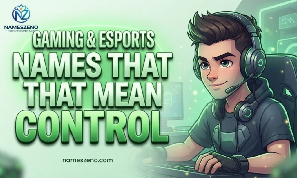Gaming & Esports Names That Mean Control