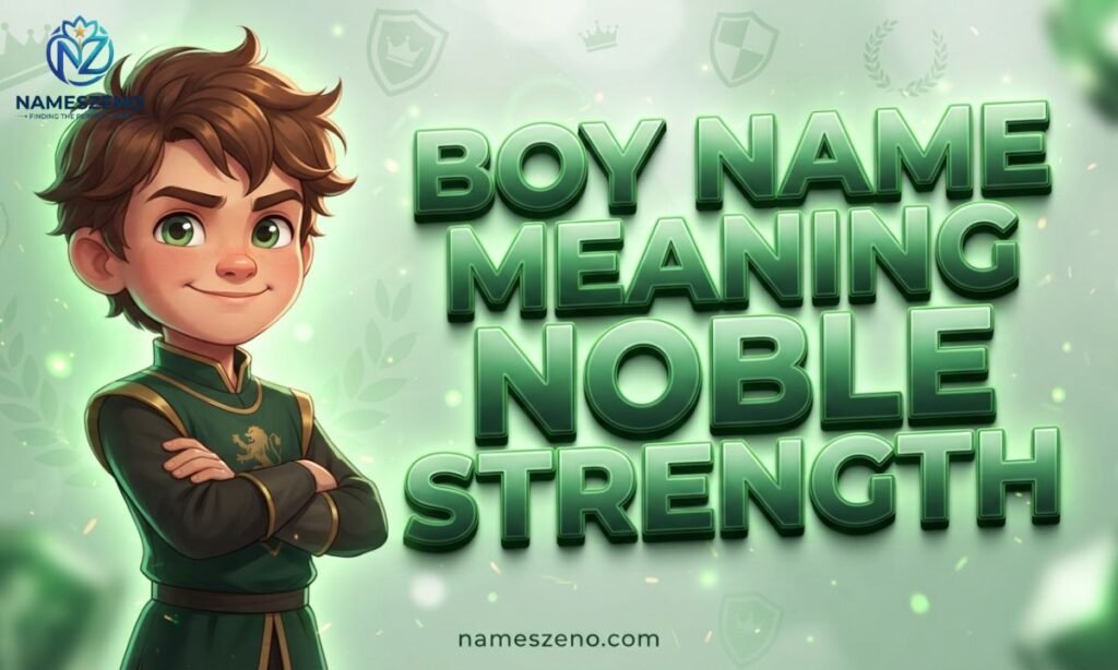 Boy Name Meaning Noble Strength