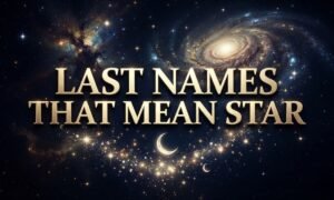 Last Names That Mean Star