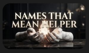 Names That Mean Helper