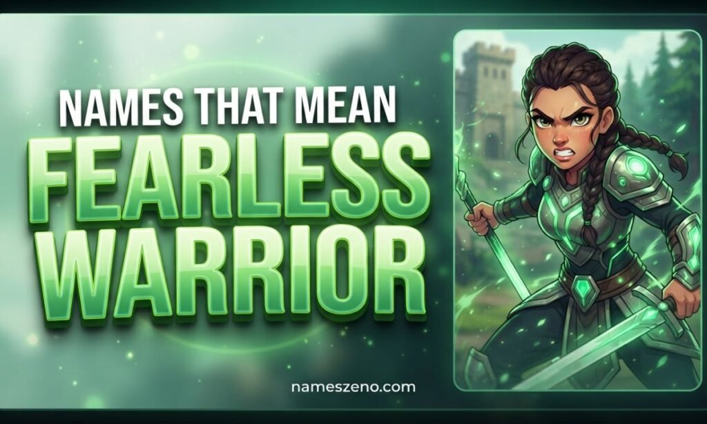 Names That Mean Fearless Warrior