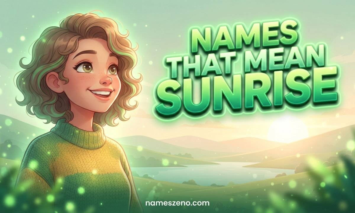Names That Mean Sunrise