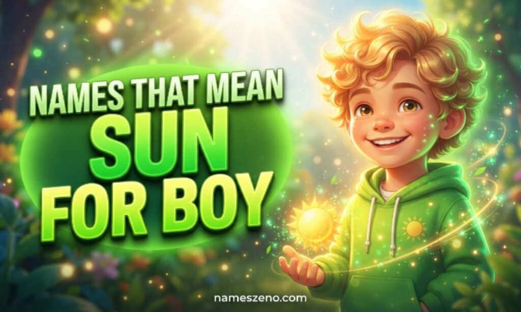 Names That Mean Sun for Boy