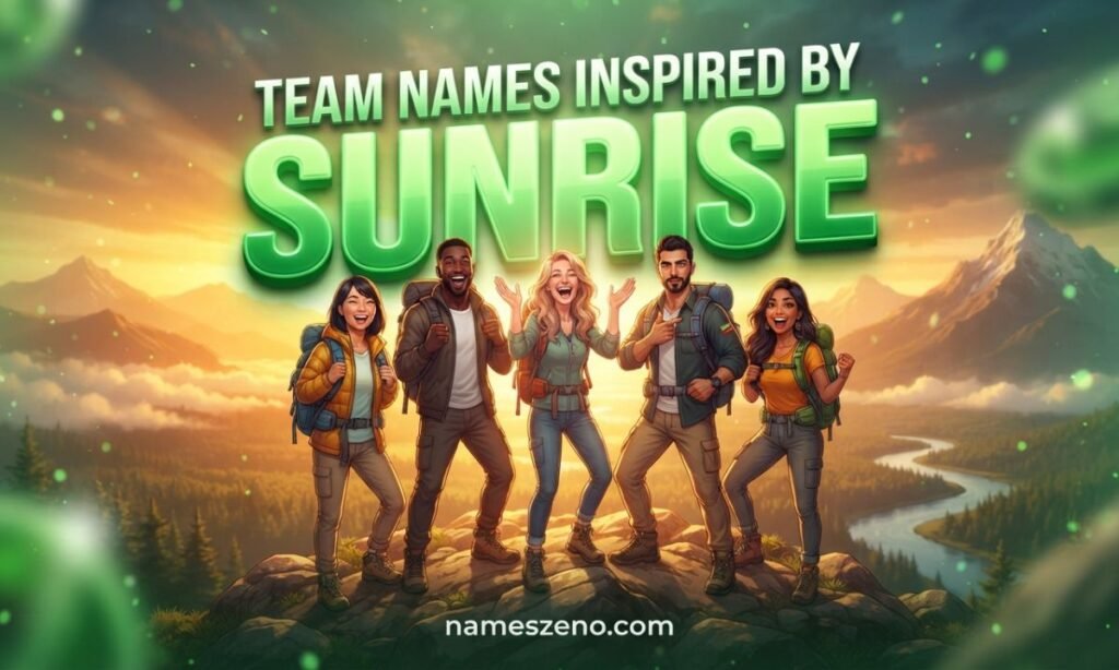 Team Names Inspired by Sunrise