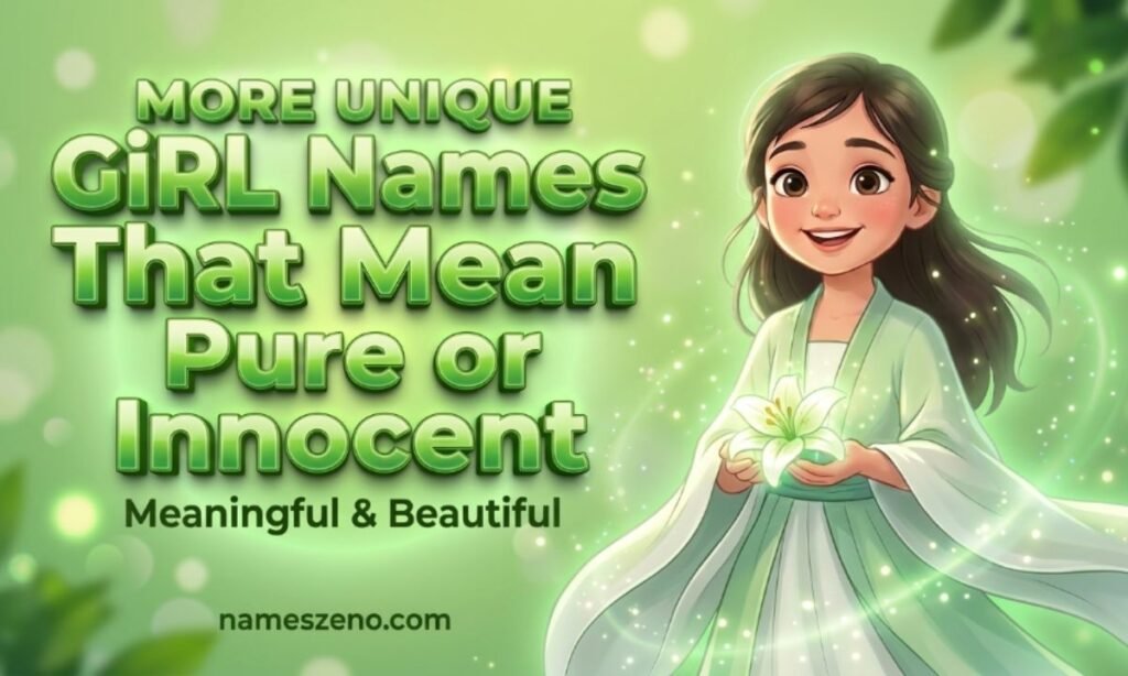 More Unique Girl Names That Mean Pure or Innocent