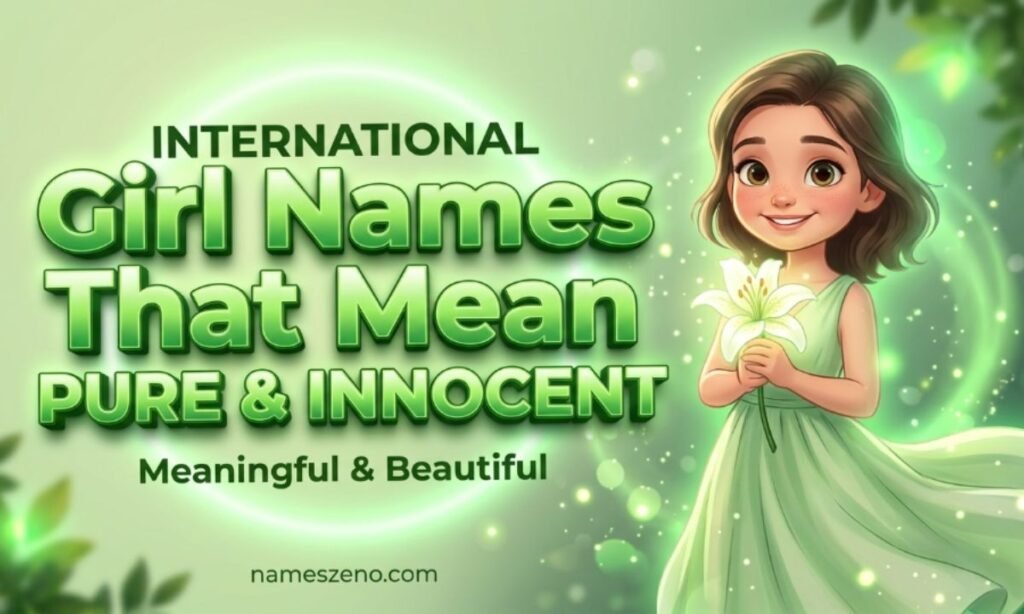 International Girl Names That Mean Pure