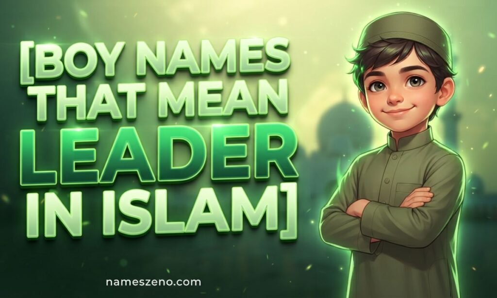 Boy Names That Mean Leader in Islam