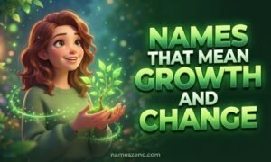 Names That Mean Growth and Change