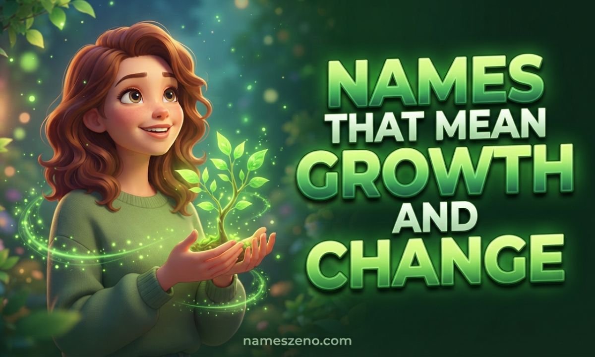 Names That Mean Growth and Change