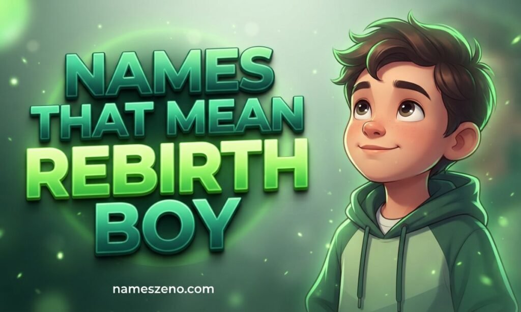 Names That Mean Rebirth Boy