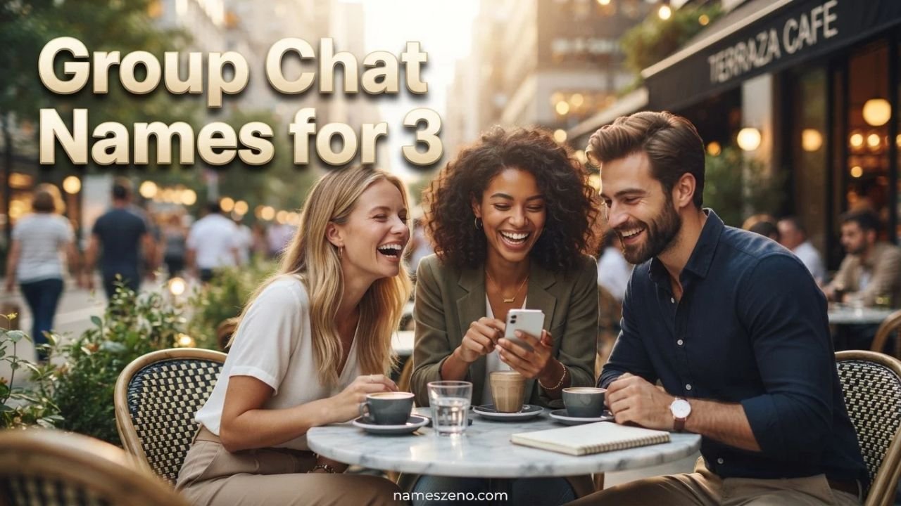 Group Chat Names for 3